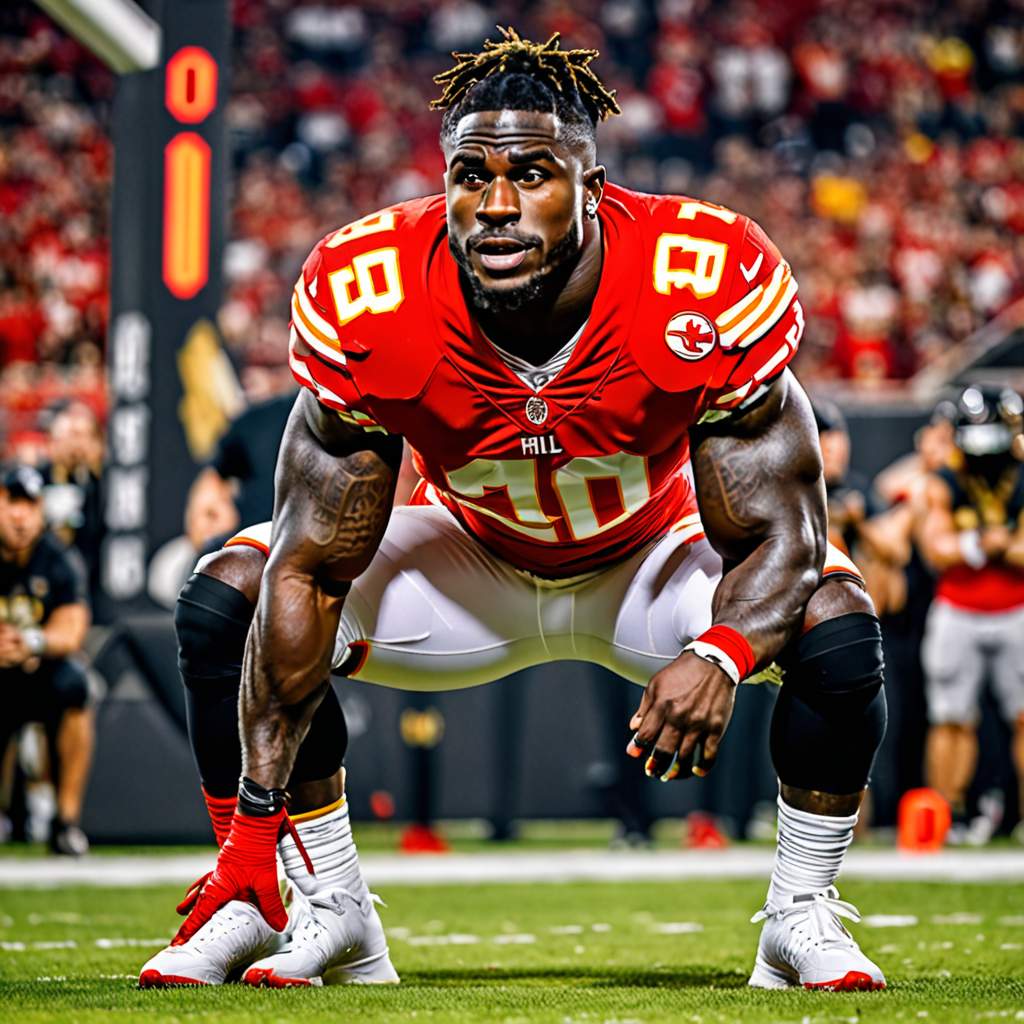 You are currently viewing Unveiling Tyreek Hill’s Impressive Squat Strength in the Fitness World