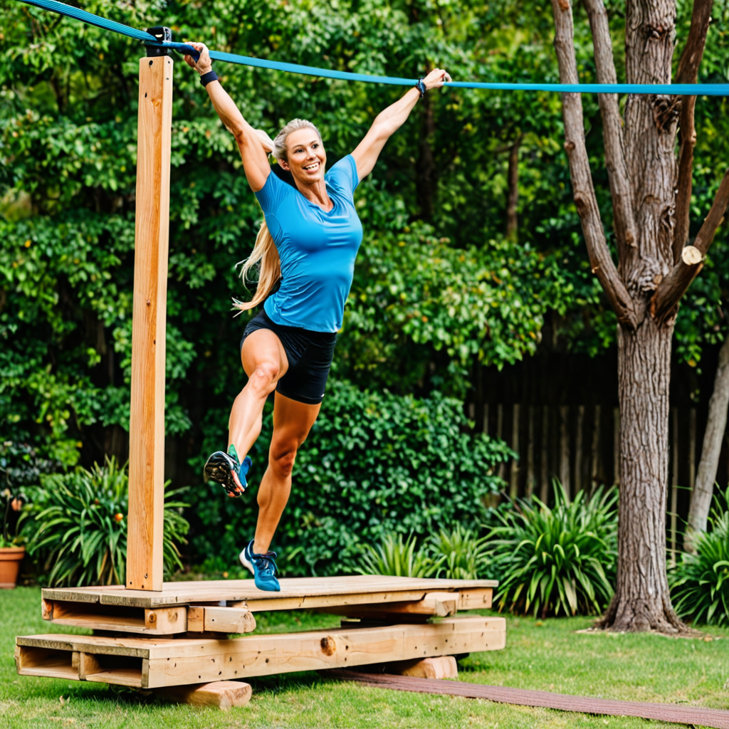 Read more about the article The Benefits of Incorporating Slackline Training into Your Home Workouts
