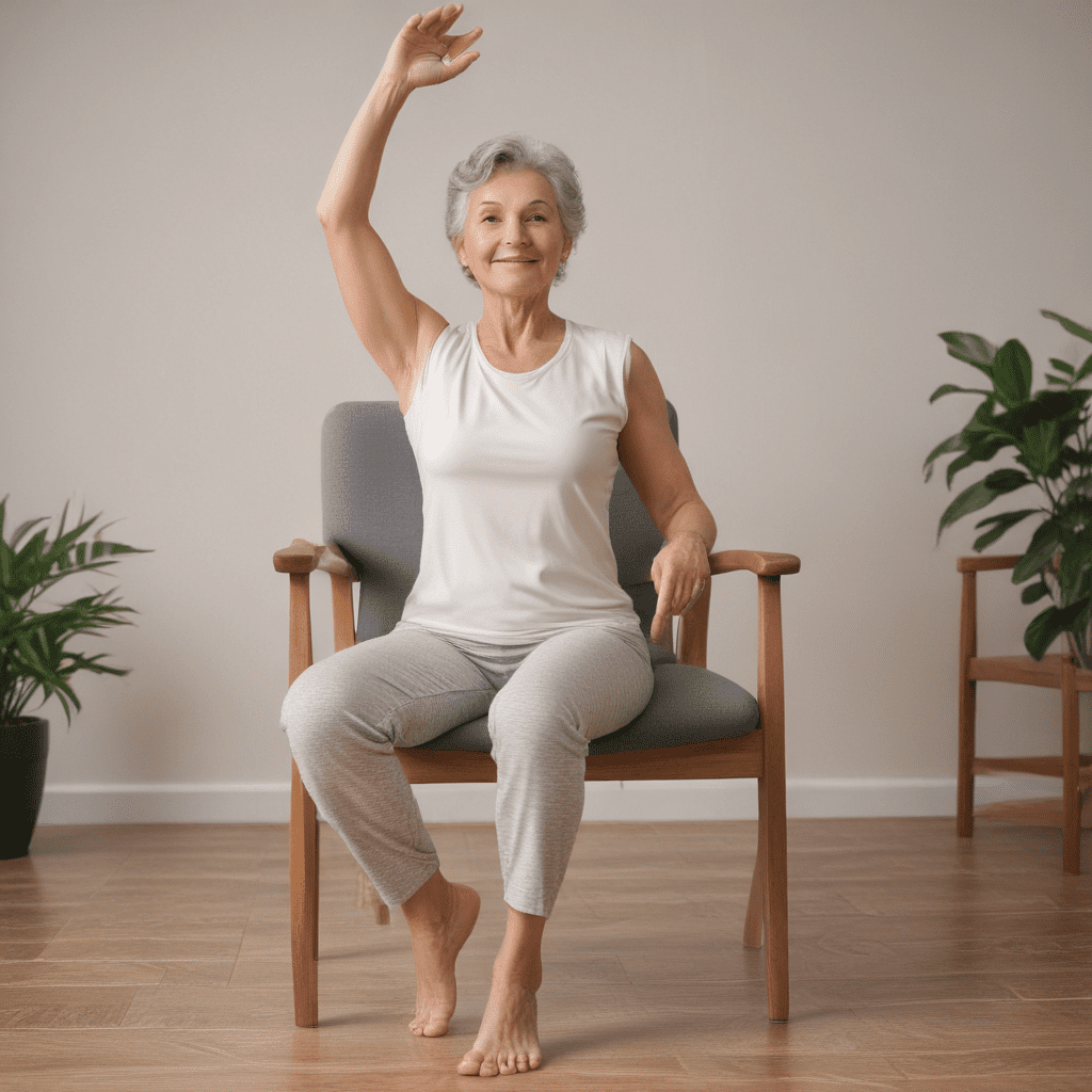 Read more about the article Chair Yoga for Seniors: Gentle Stretching and Relaxation